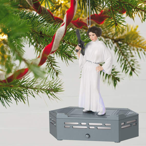 Star Wars: A New Hope™ Collection Princess Leia Organa™ Ornament With Light and Sound, , large image number 2