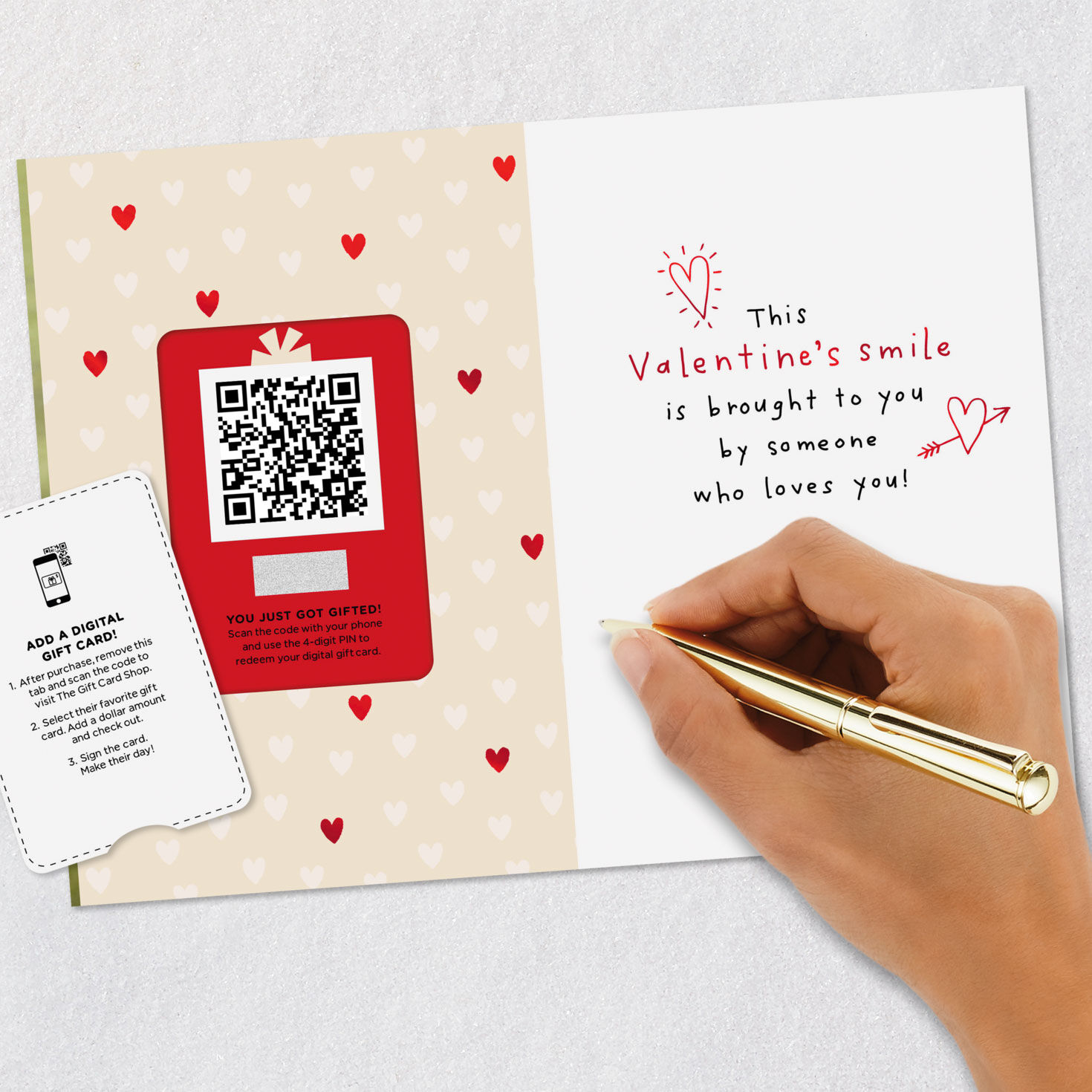 You Make Me Smile Gift Card Greeting Valentine's Day Card for only USD 4.99 | Hallmark