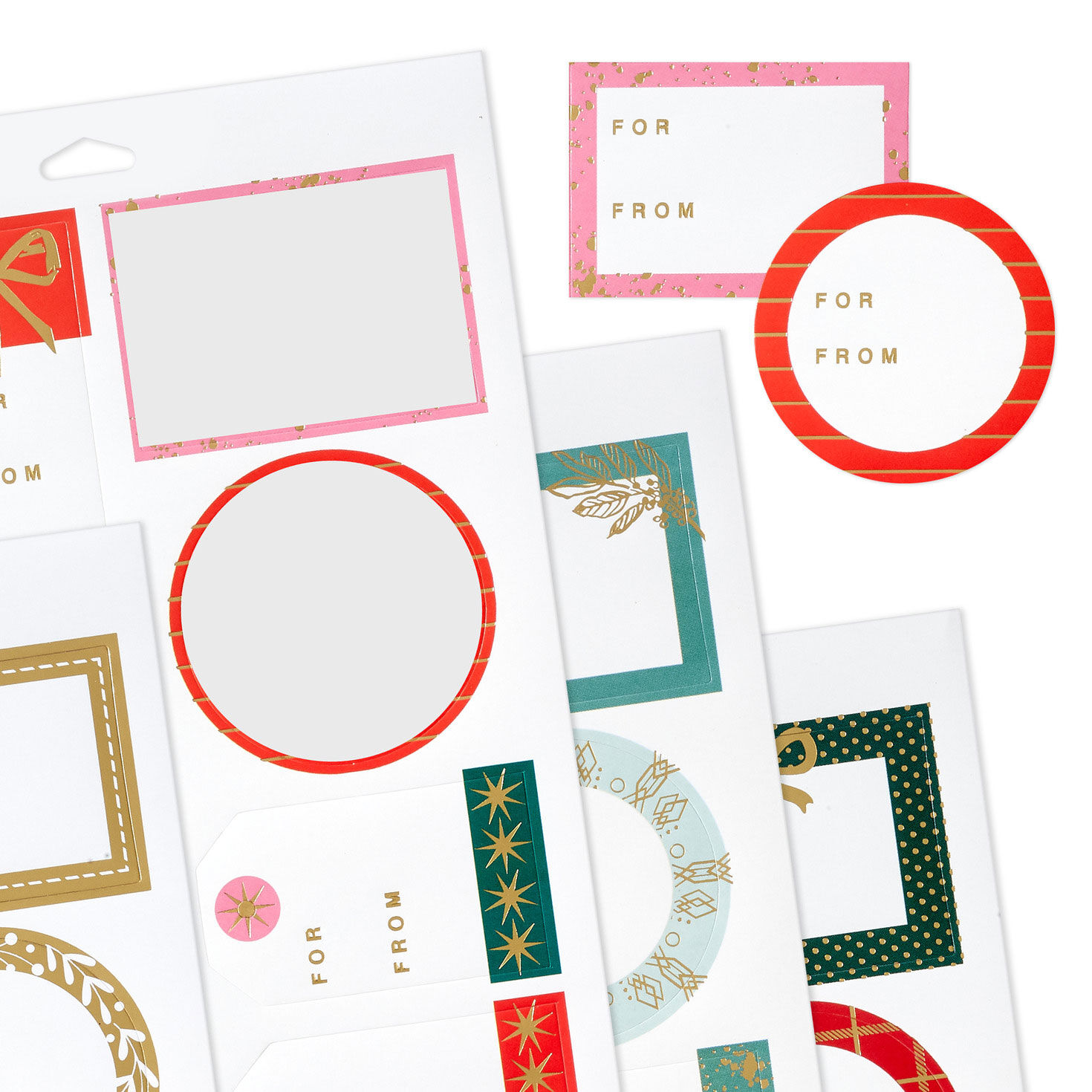 Winter Elegance Gift Tag Stickers  image number 5