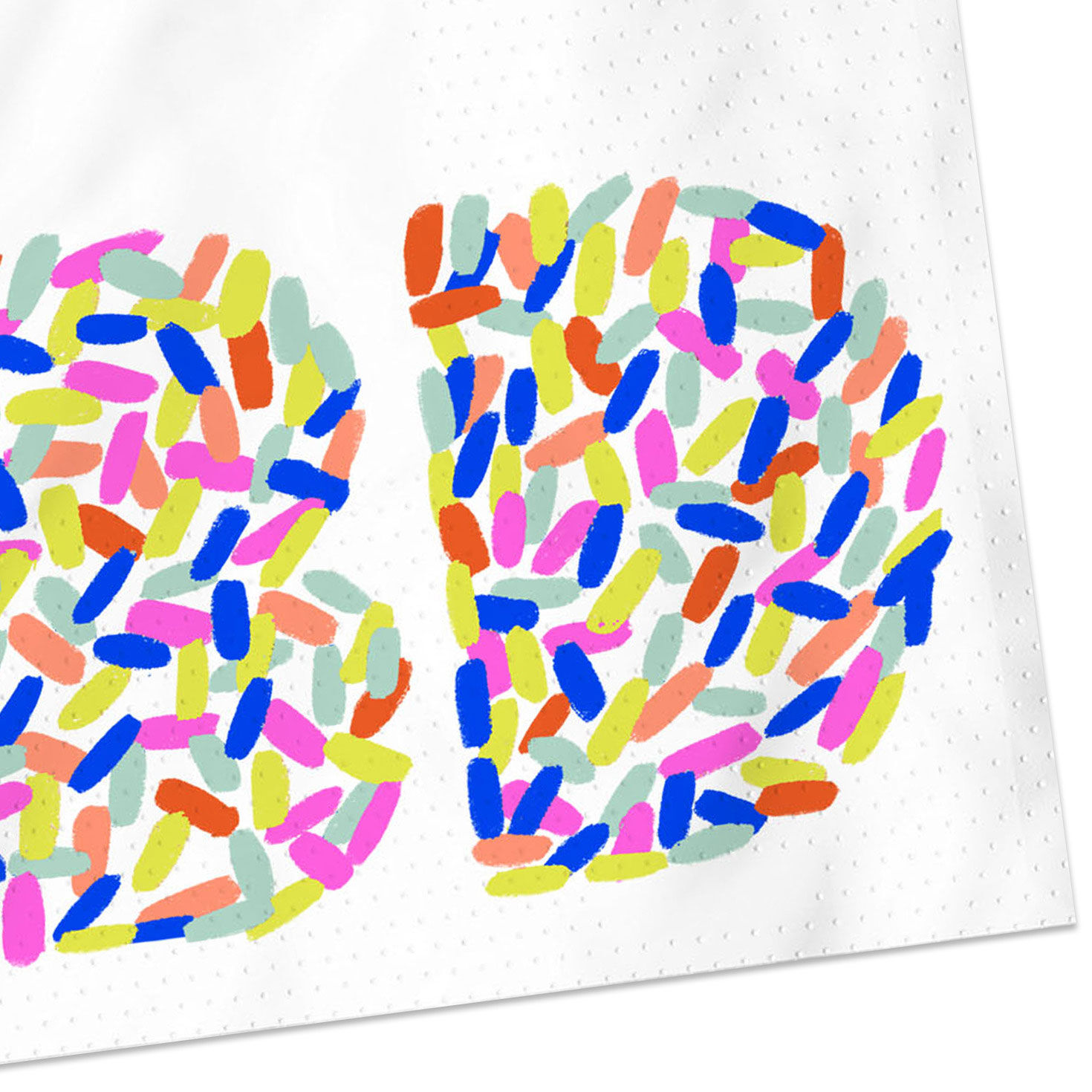 "HBD" Sprinkles Birthday Cocktail Napkins, Pack of 20, , large image number 6