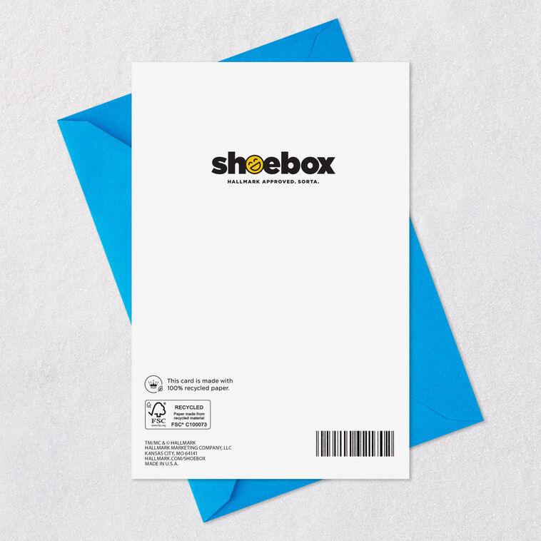 Swans on Lake Funny Anniversary Card for Spouse Card Back with Envelope image number 7