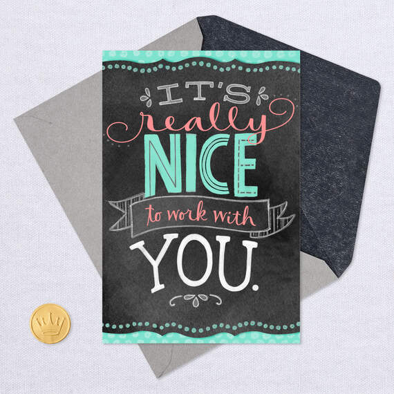 It's Really Nice to Work With You Card, , large image number 5