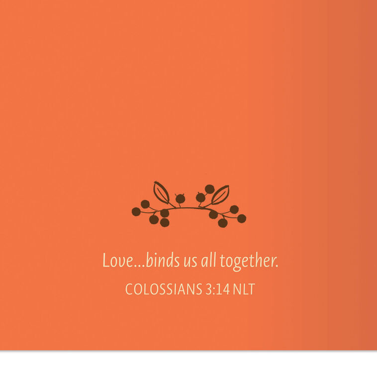 God Blessed Me With You Religious Thanksgiving Card for Mom and Dad, , large image number 3