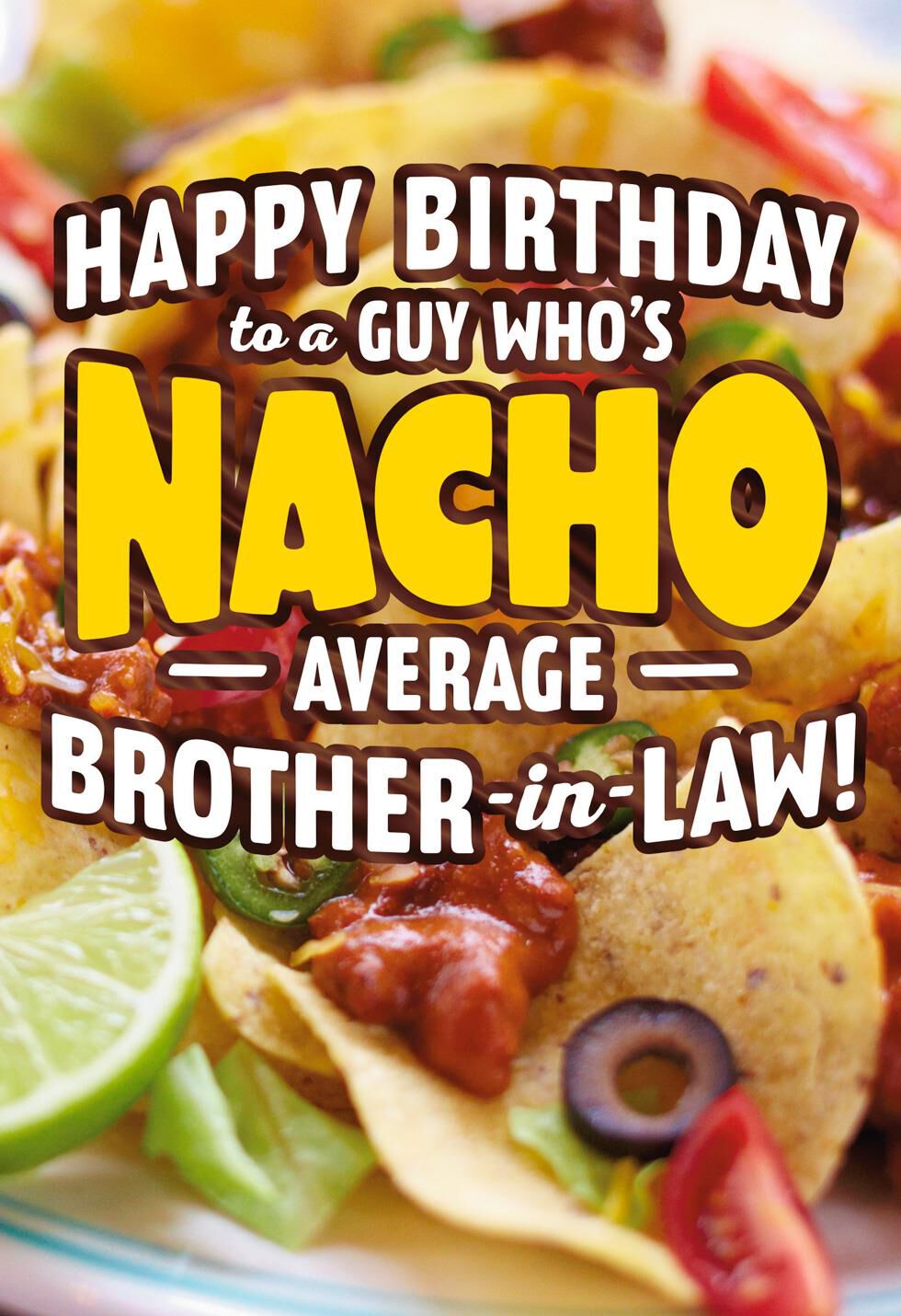 Queso Pop-Up Birthday Card for Brother-in-Law
