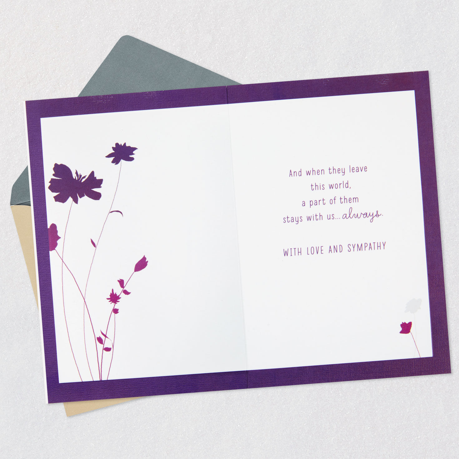 Shibori Butterfly Sympathy Card  image number 3