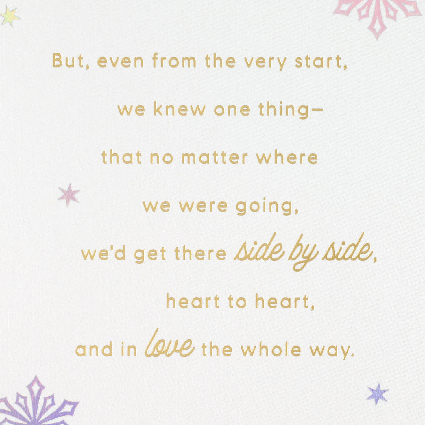 Foxes Under Star Husband Christmas Card Sentiment image number 2