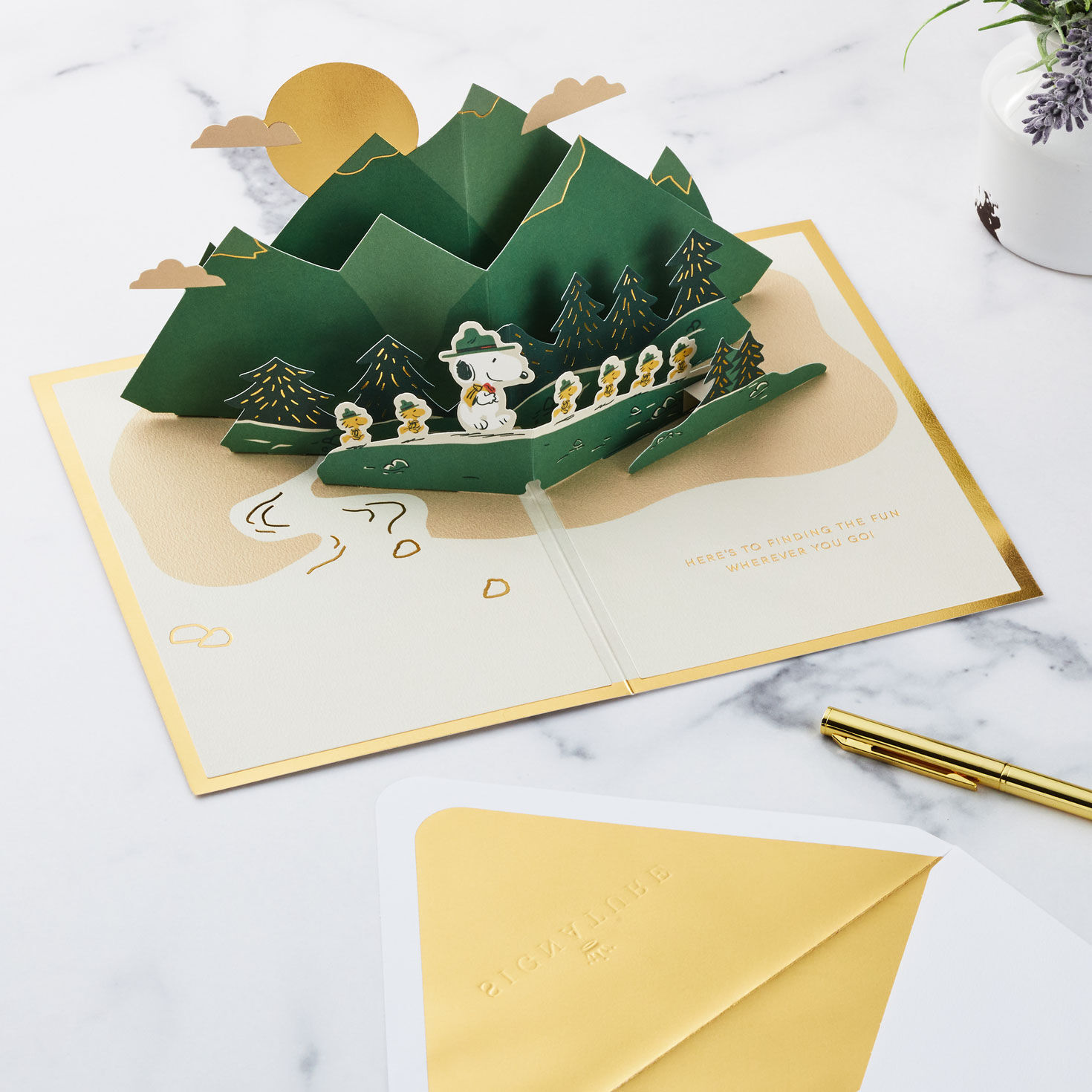 Peanuts&reg; Beagle Scouts New Adventures Ahead 3D Pop-Up Card, , large image number 8