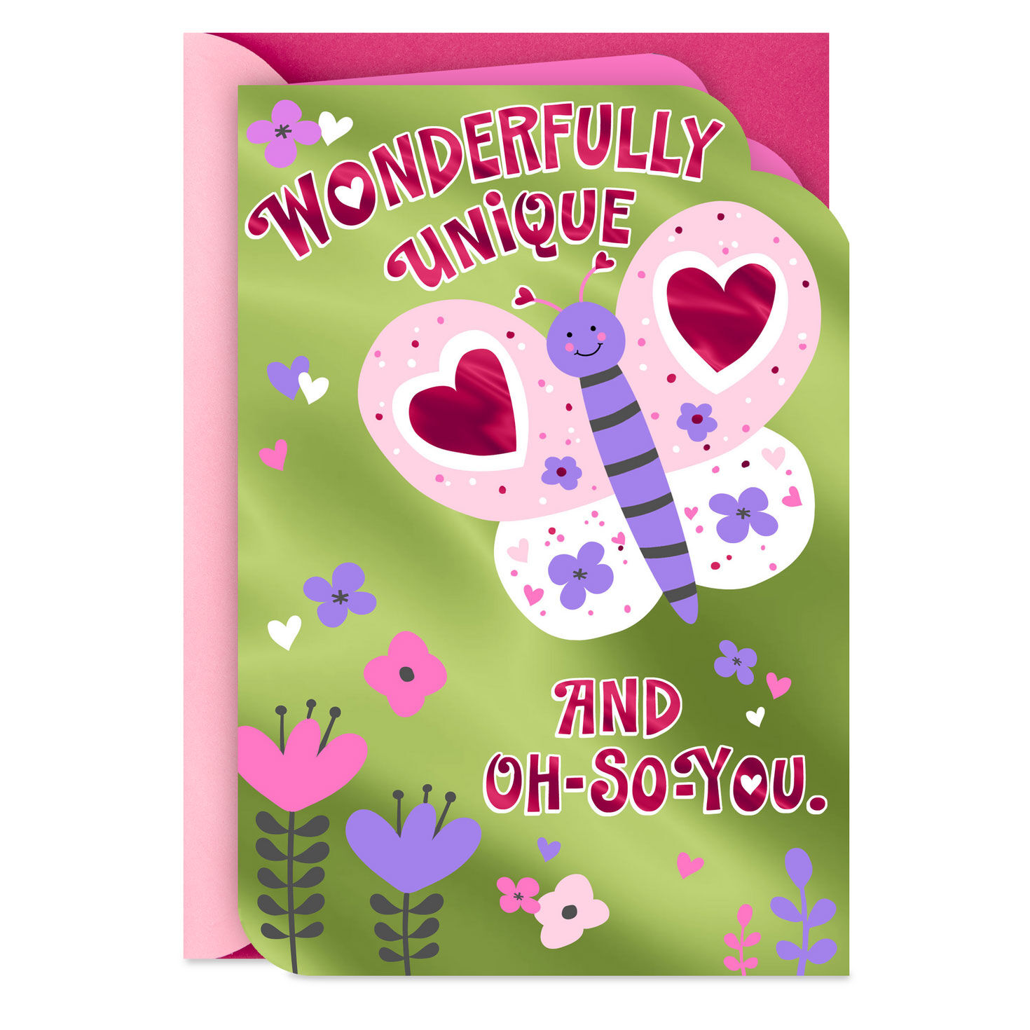 Wonderfully Unique You Birthday Card for Girls