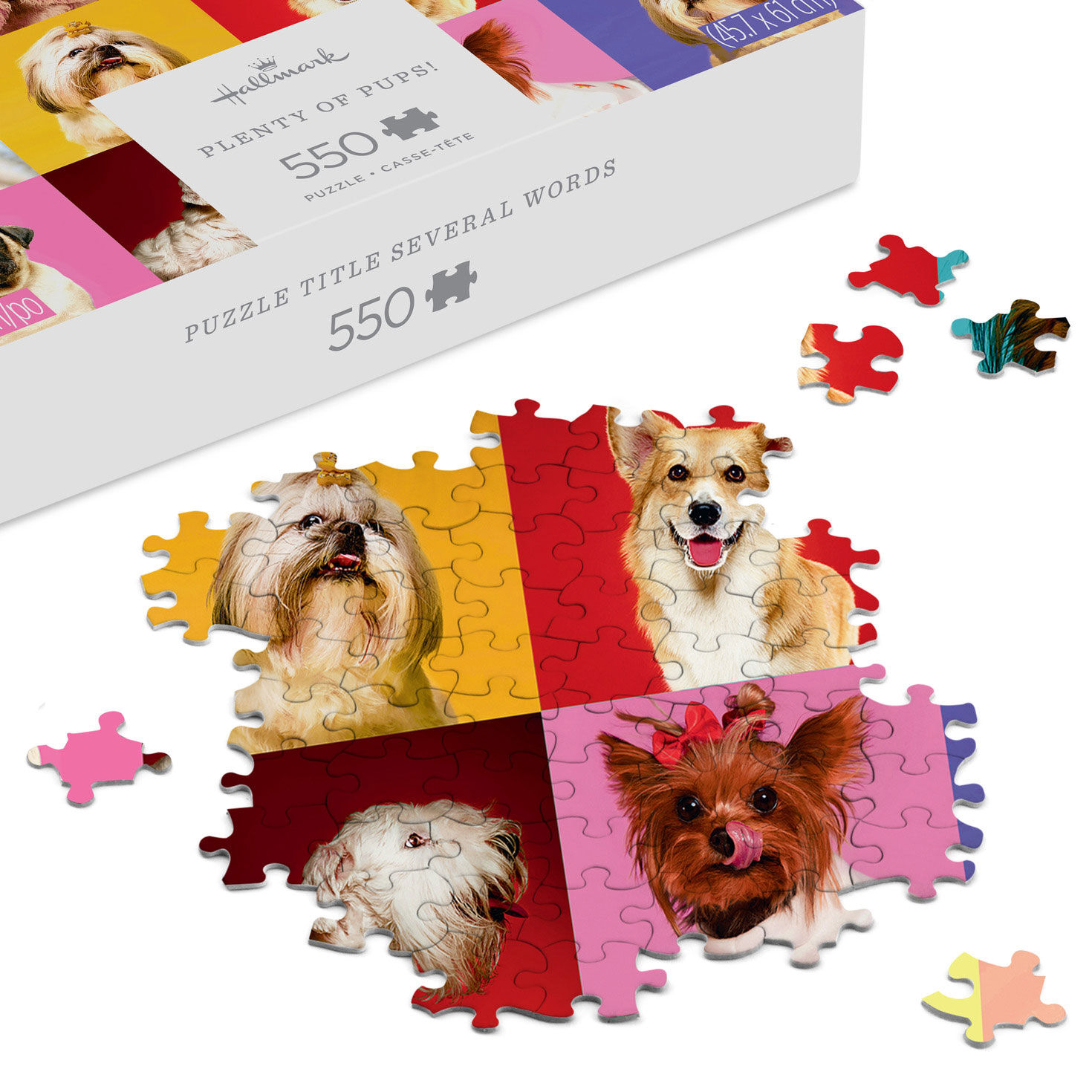 Plenty of Pups 550-Piece Jigsaw Puzzle for only USD 19.99 | Hallmark