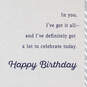 Because of You Birthday Card for Husband, , large image number 3