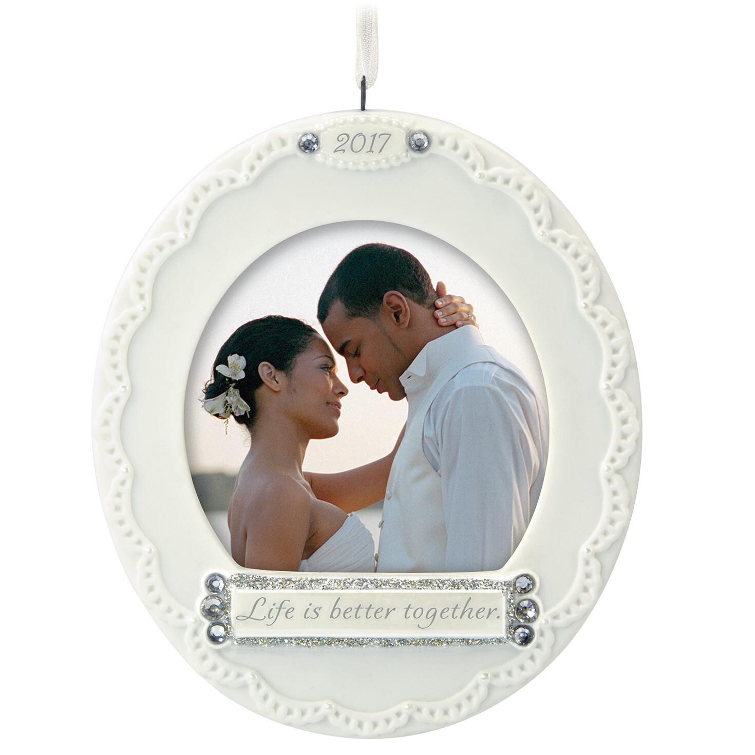 Life Is Better Together 2017 Photo Holder Ornament Hallmark