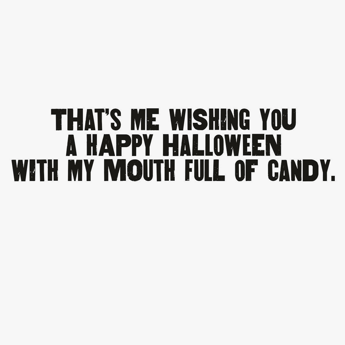 Candy Corn and Cat Funny Halloween Card Sentiment image number 2
