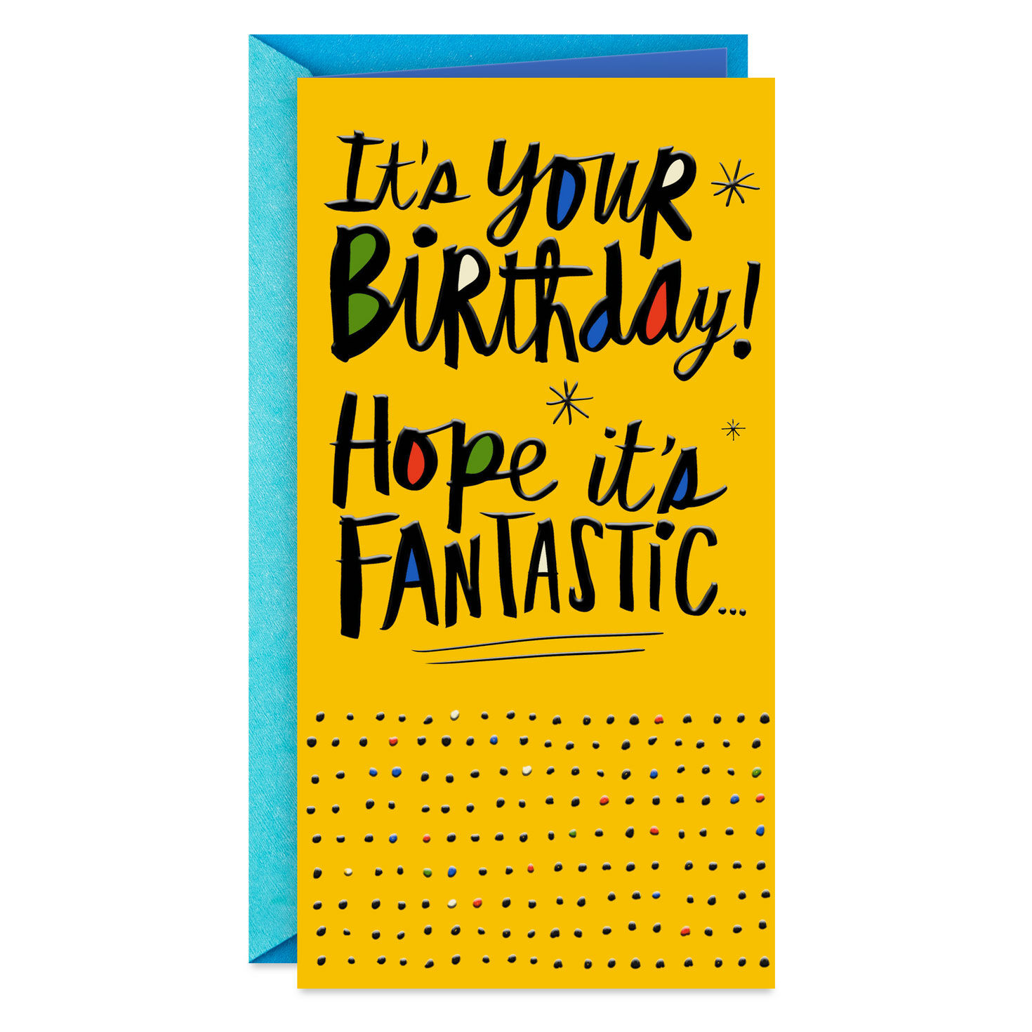 Hope It's Fantastic No Matter How You Spend It Money Holder Birthday Card