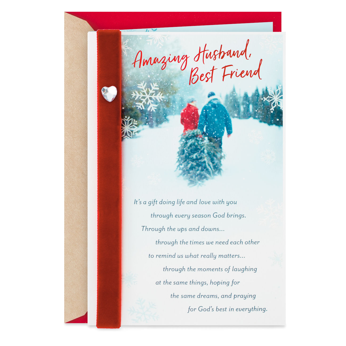 Amazing Husband, Best Friend Religious Christmas Card - Greeting Cards | Hallmark for Free Printable Husband Christmas Cards