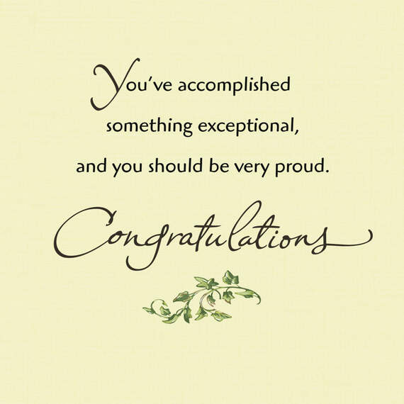 Something Exceptional Master's Degree Graduation Card, , large image number 2