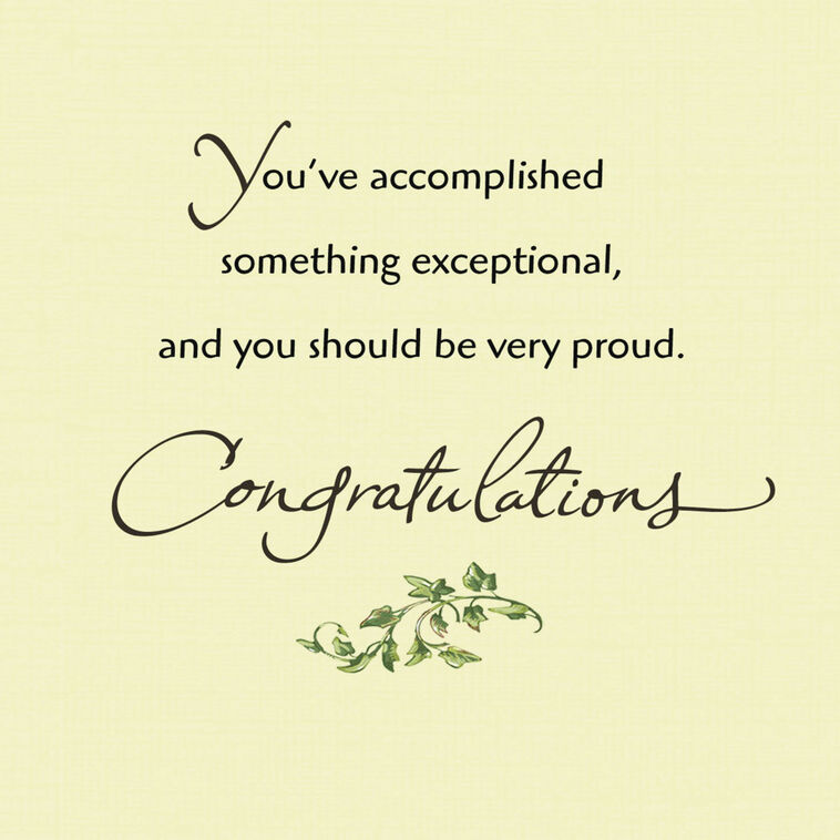 Something Exceptional Master's Degree Graduation Card Something Exceptional Master's Degree Graduation Card