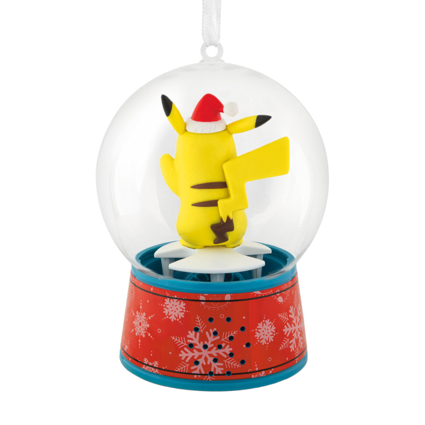 Pok&eacute;mon Pikachu Snow Globe Christmas Ornament back image number 6