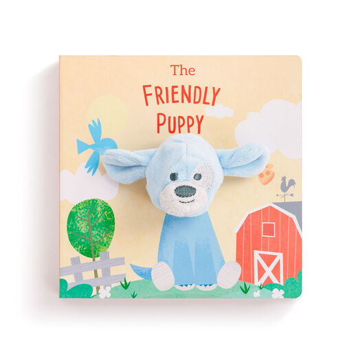 Demdaco The Friendly Puppy Finger Puppet Board Book, 