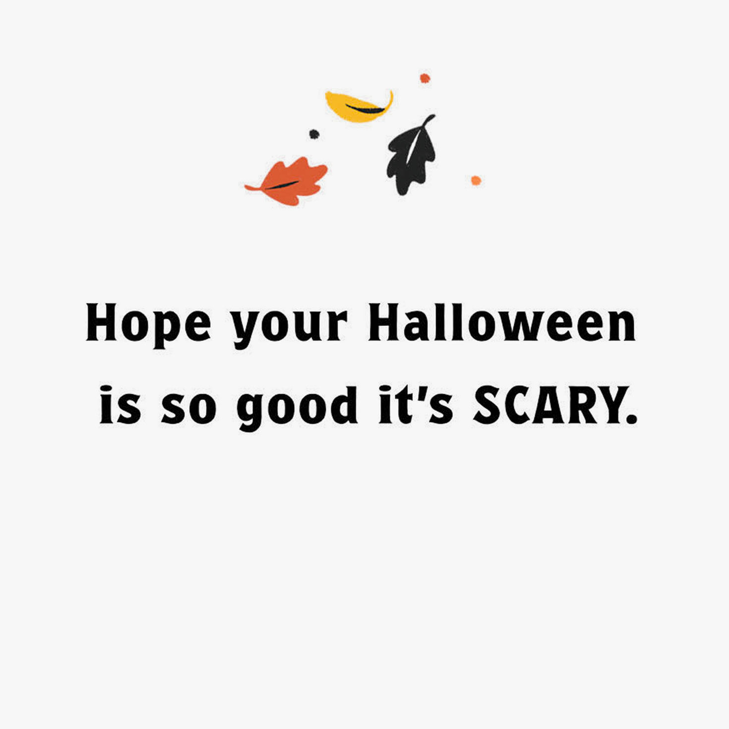 Vintage Lettering with Ghost Halloween Card Sentiment image number 2
