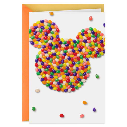 Disney Mickey Mouse Jellybeans Easter Card For Grandson, 