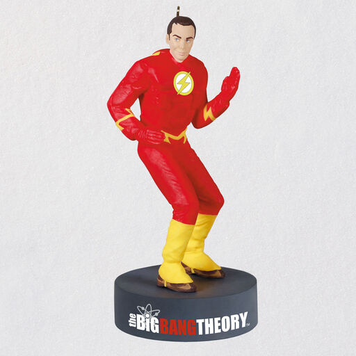 The Big Bang Theory™ Sheldon Cooper™ as The Flash™ Ornament With Sound, 