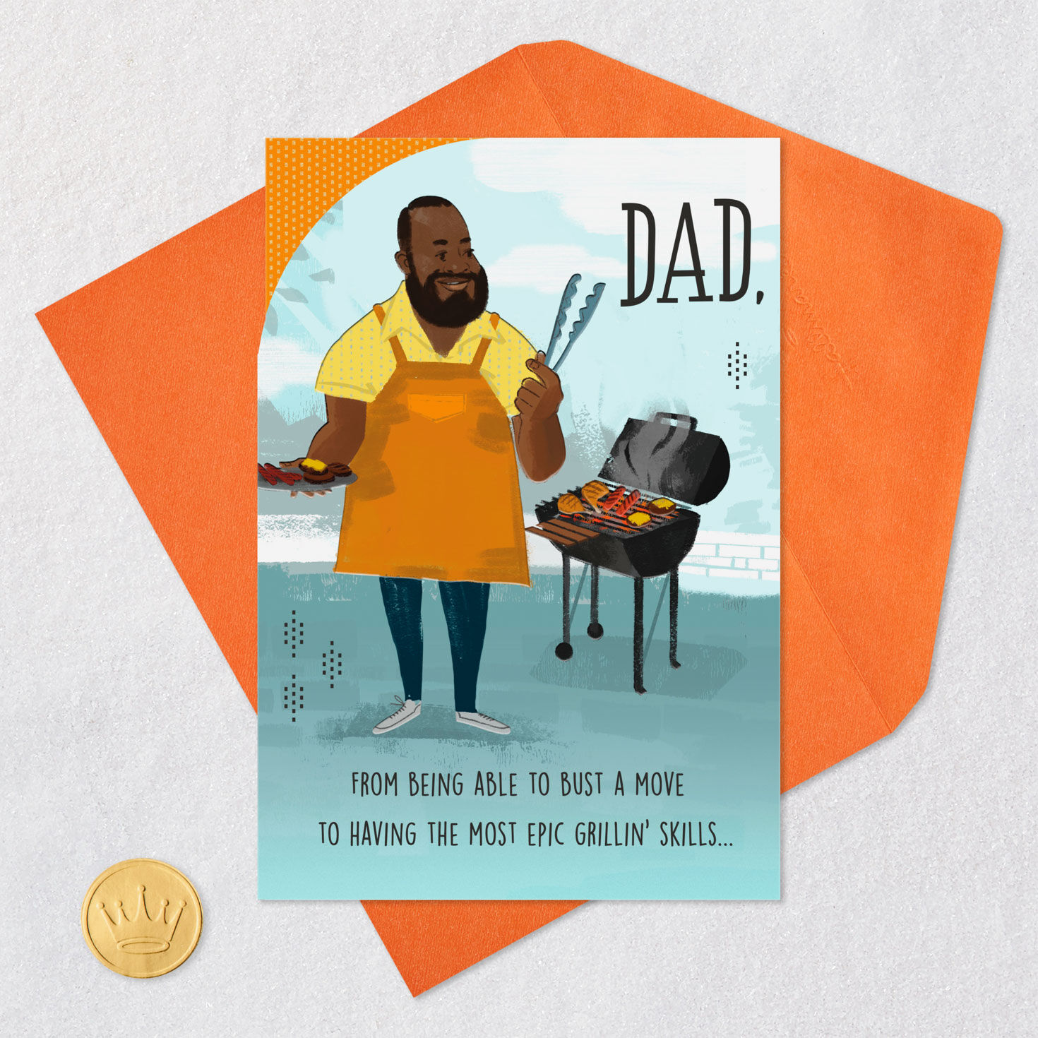 Nobody Throws It Down Like You Birthday Card for Dad, , large image number 5