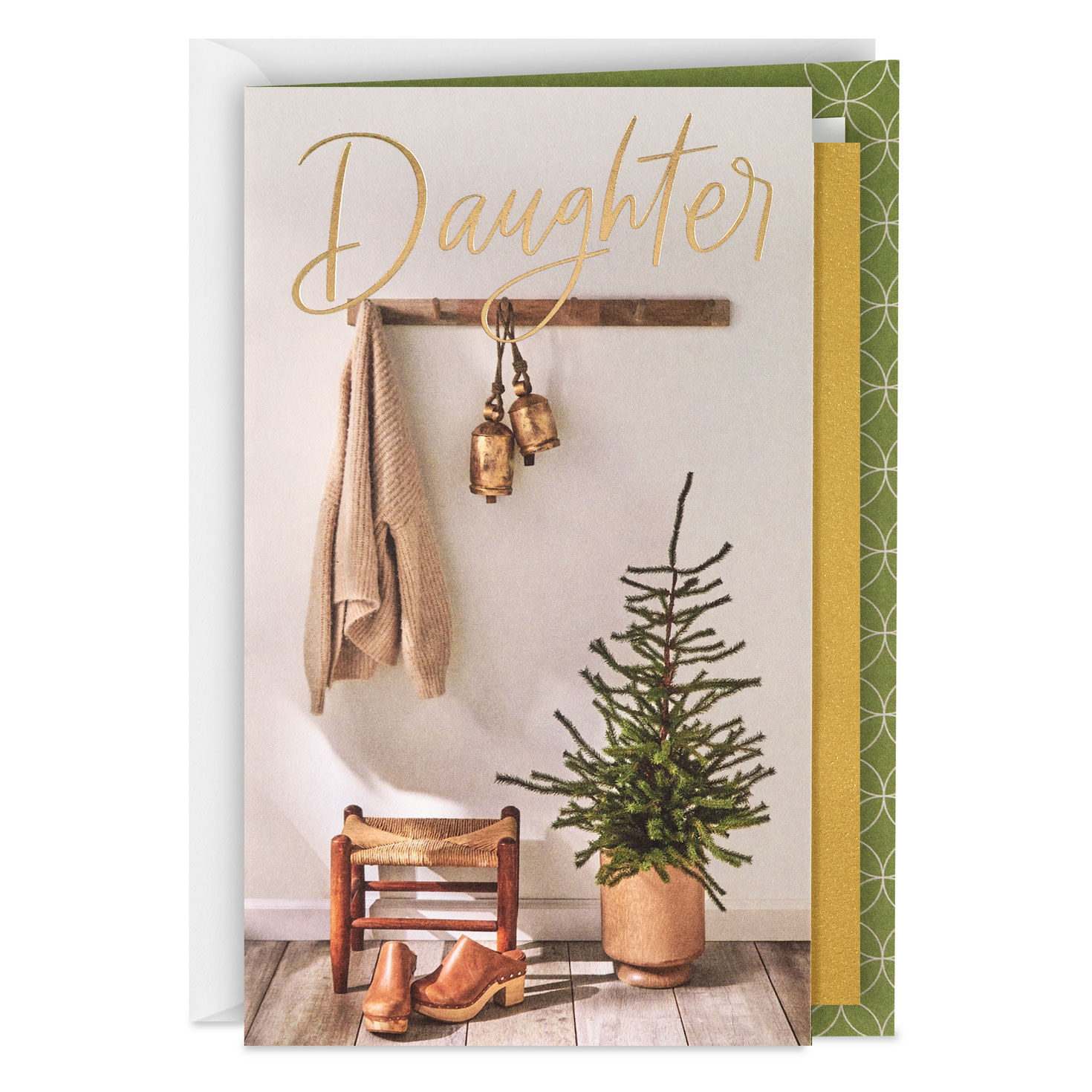 So Loved, So Proud Christmas Card for Daughter