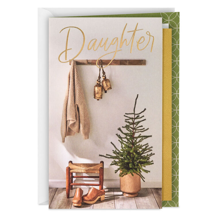So Loved, So Proud Christmas Card for Daughter