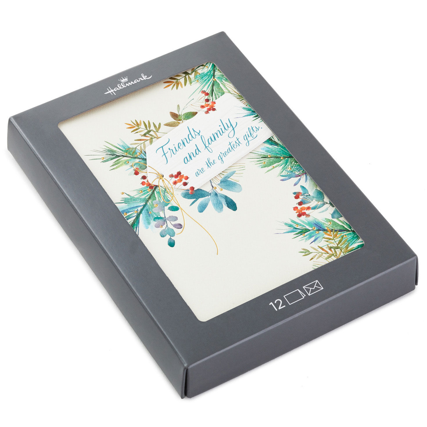 Evergreen Branches Greatest Gifts Boxed Christmas Cards, Pack of 12 for only USD 17.49 | Hallmark