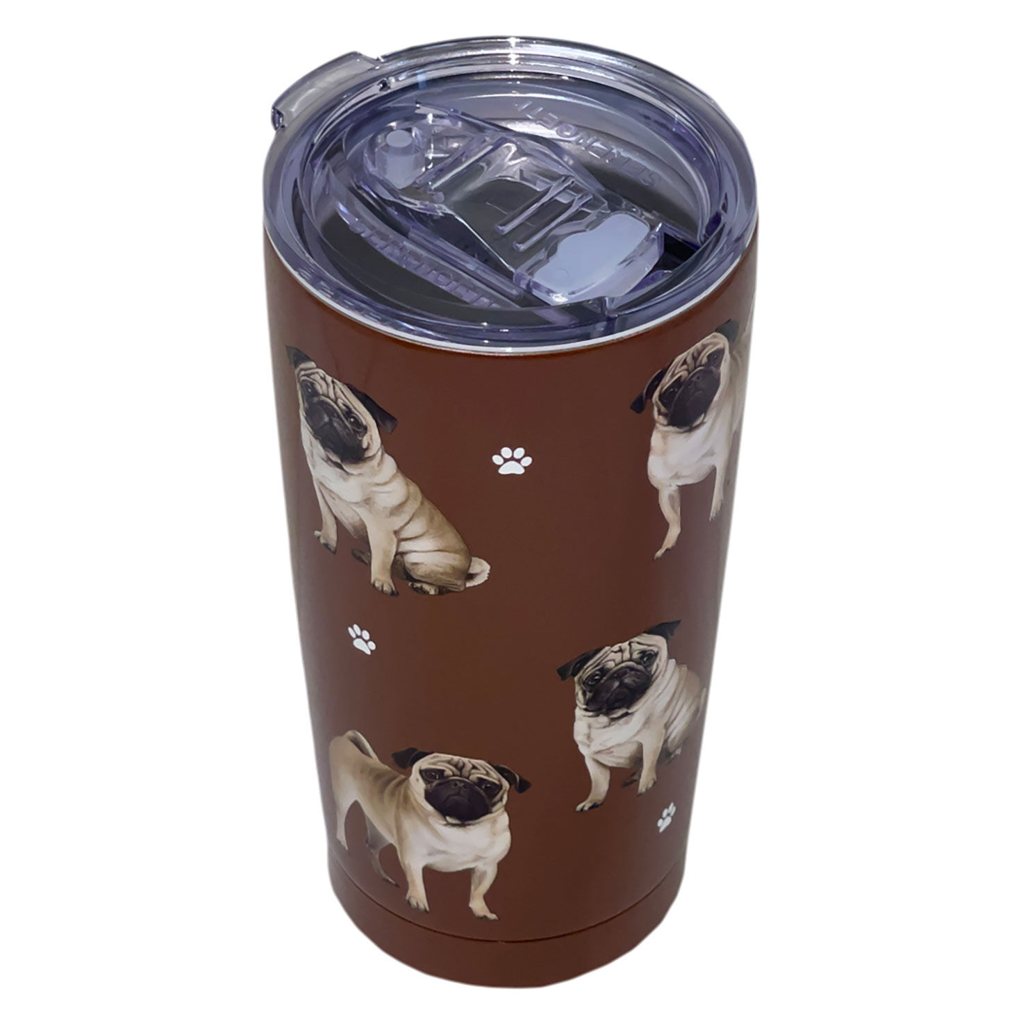 E&S Pets Pug Stainless Steel Tumbler, 20 oz., , large image number 2