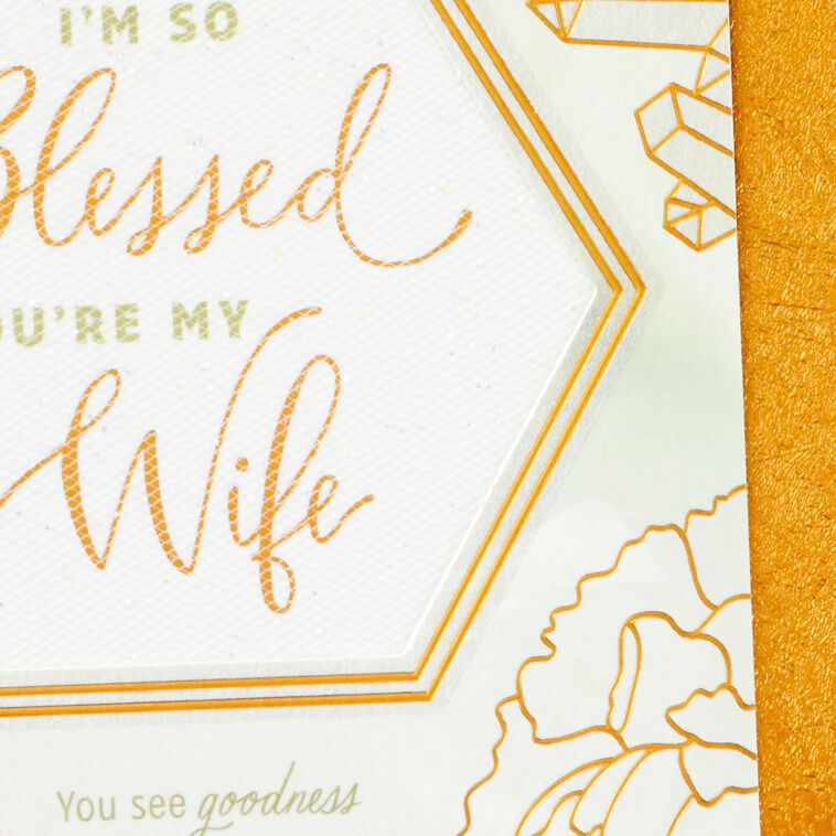So Blessed You're My Wife Birthday Card, , large image number 5