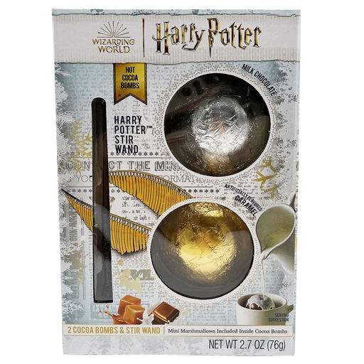 Harry Potter Milk Chocolate Hot Cocoa Bombs Gift Set, 