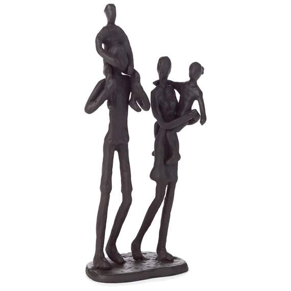 Family of 4 Metal Figurine, , large image number 1
