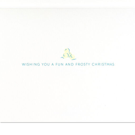 The Peanuts® Gang Frosty Fun Christmas Card, 