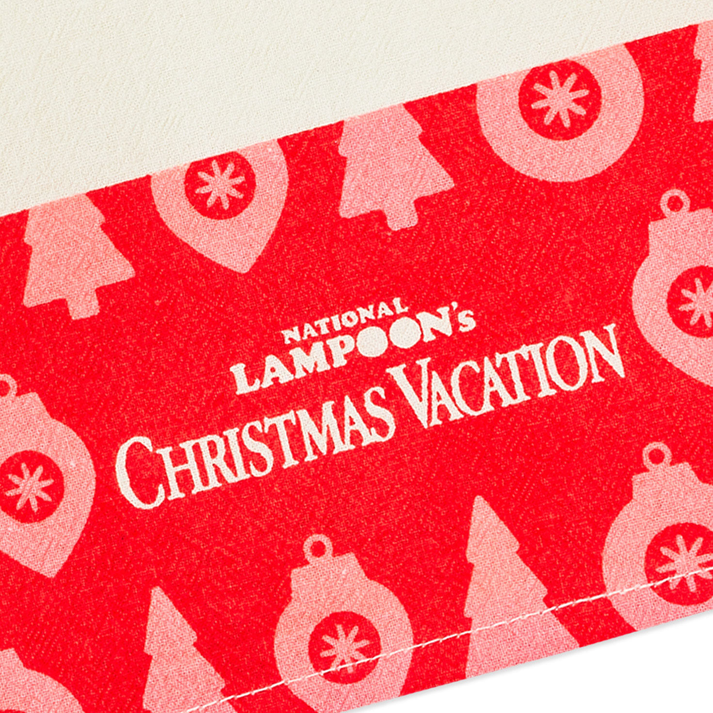 Christmas Vacation Margo and Todd Quotes Tea Towel closeup view image number 5