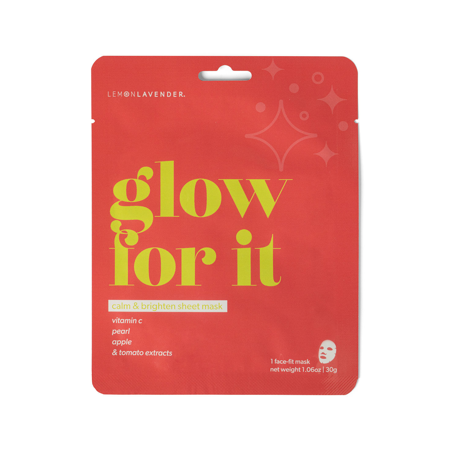Glow for It Brightening Sheet Mask for Face  image number 1