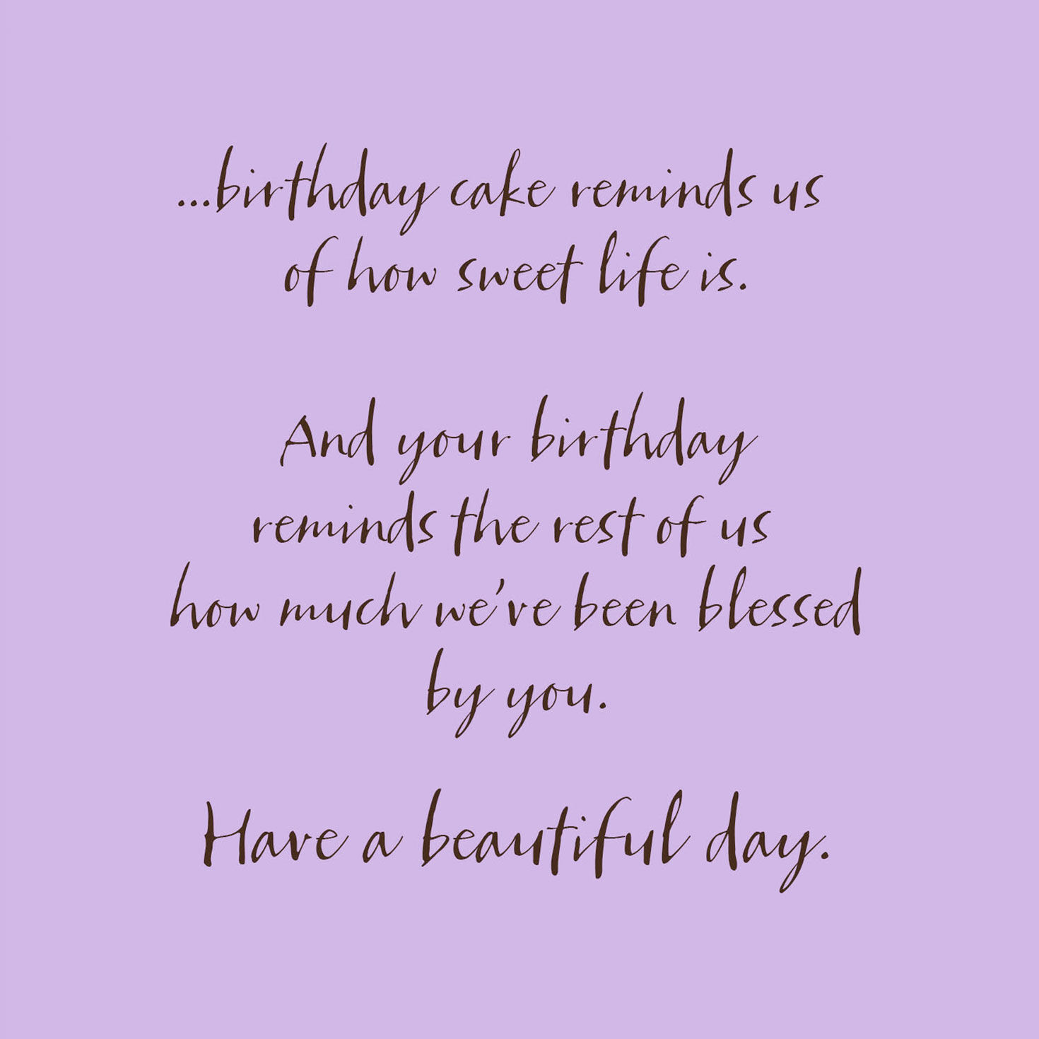 Birthday Cake With Candles Religious Birthday Card Sentiment image number 2