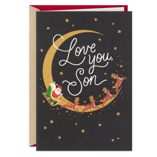 Loved and Appreciated Christmas Card for Son, 