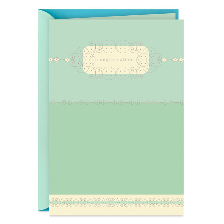 Sincere Best Wishes Congratulations Card