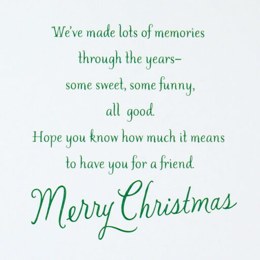 Friends Make Life Merrier Christmas Card, 