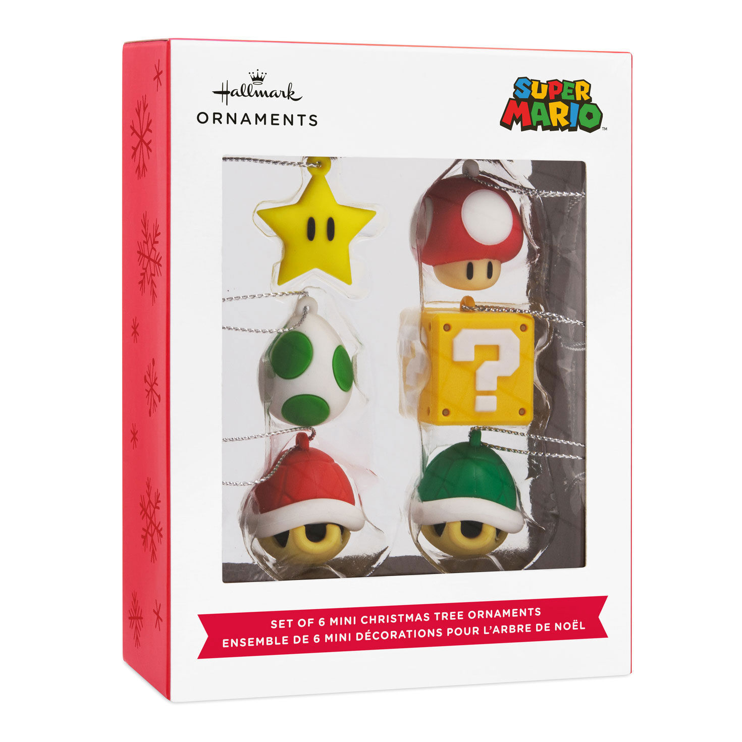 Mini Nintendo Super Mario™ Shatterproof Hallmark Ornaments, Set of 6 for only USD 14.99 | Hallmark