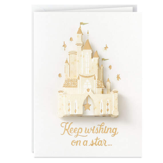 3.25" Mini Disney Princess Castle Wishing on a Star Card, , large image number 3