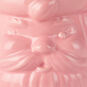 Color-Dipped Shaped Santa Mug in Coral Pink upclose detail image number 3