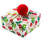 26" Fa La La La Christmas Fabric Gift Wrap With Elastic Band, , large image number 1