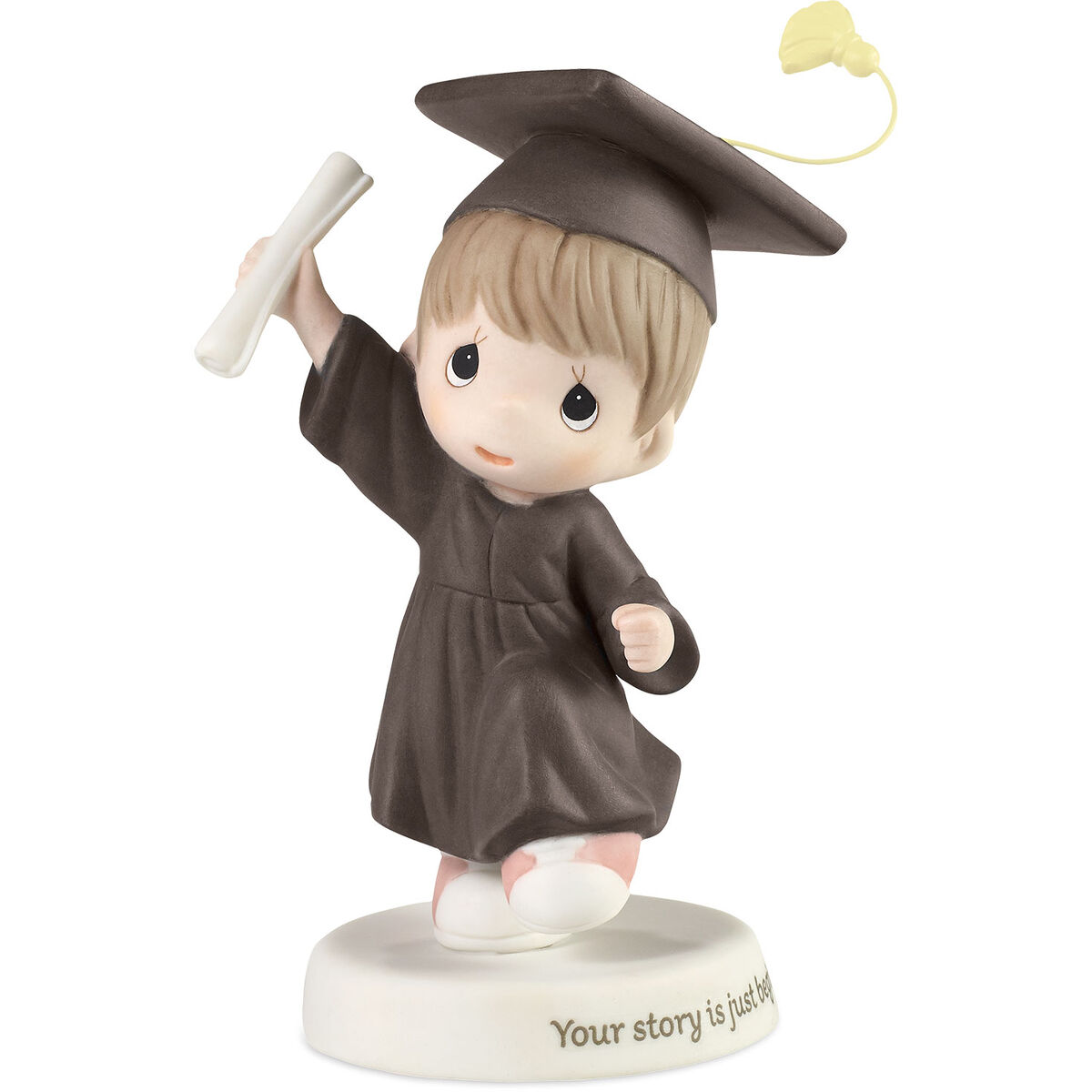 Precious Moments Graduation Boy Figurine, 6.5" Figurines Hallmark