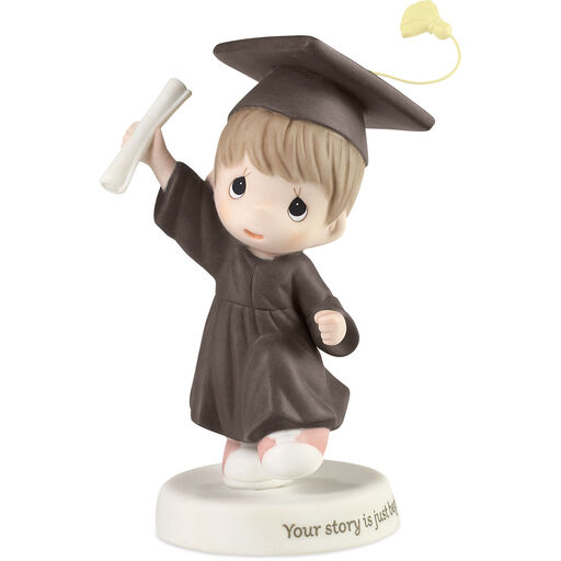 Precious Moments Graduation Boy Figurine, 6.5", 