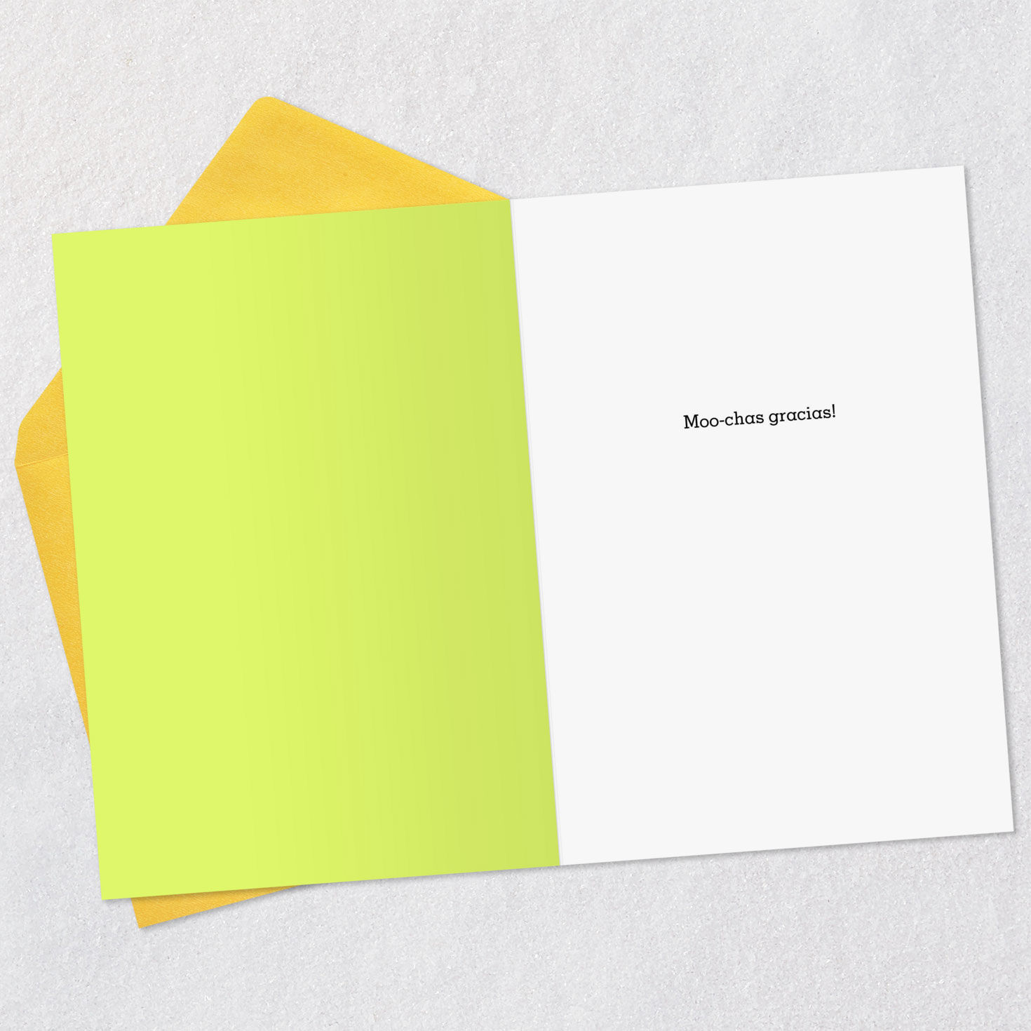 Holstein Cow Peeking In Funny Thank You Card  image number 3