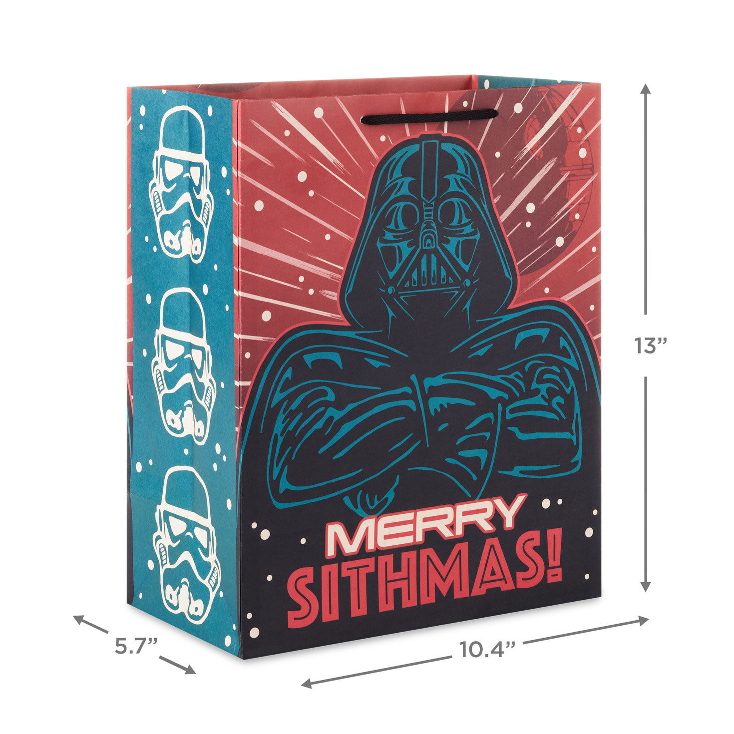 13" Star Wars™ Darth Vader™ Merry Sithmas Large Holiday Gift Bag for only USD 4.49 | Hallmark