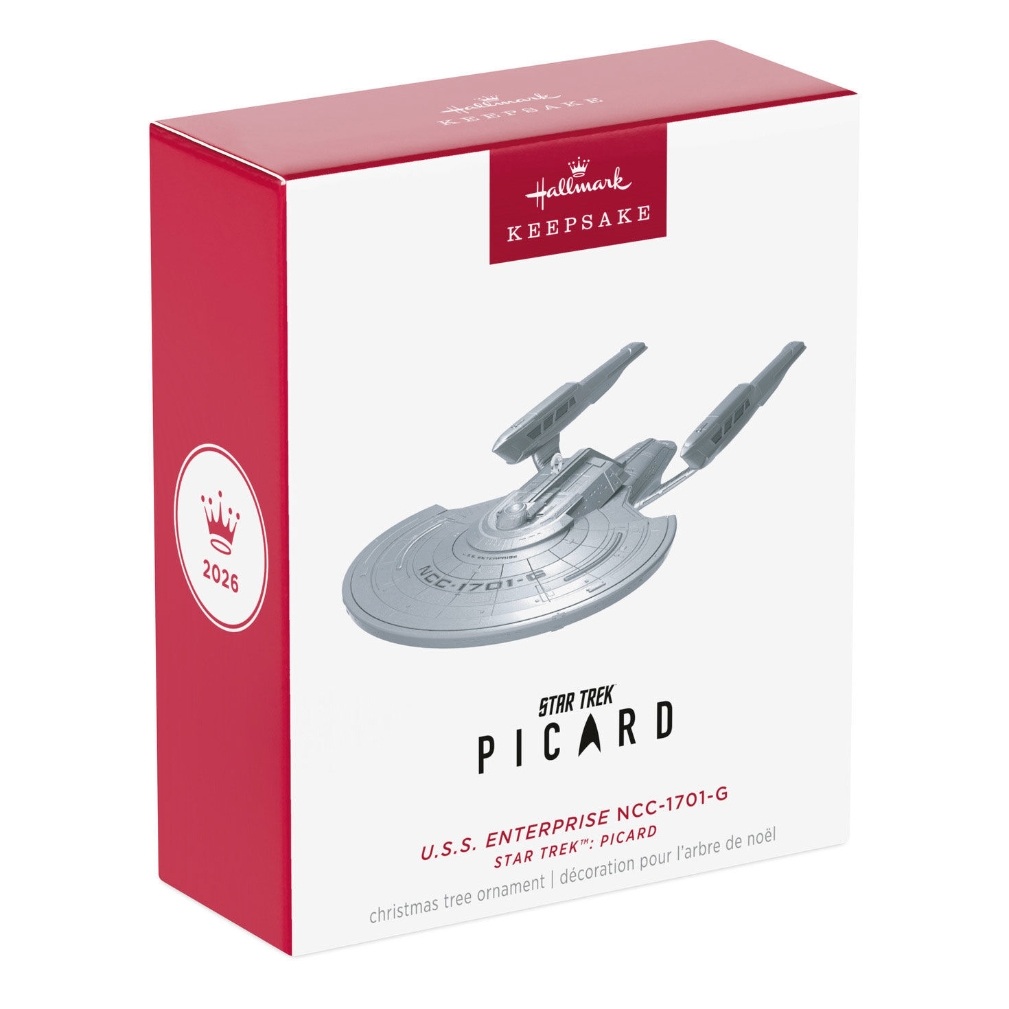 Star Trek U.S.S. Enterprise Spaceship Ornament paclage front image number 7