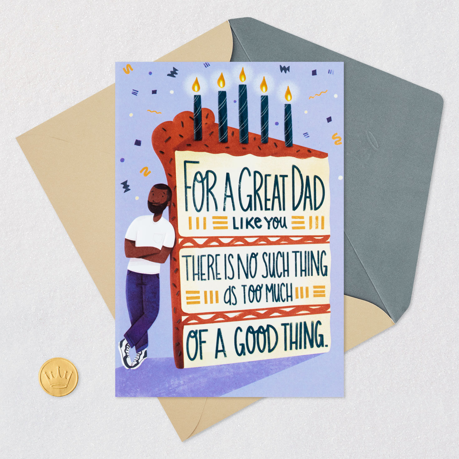 A Giant Cake for a Great Dad Birthday Card for only USD 2.99 | Hallmark